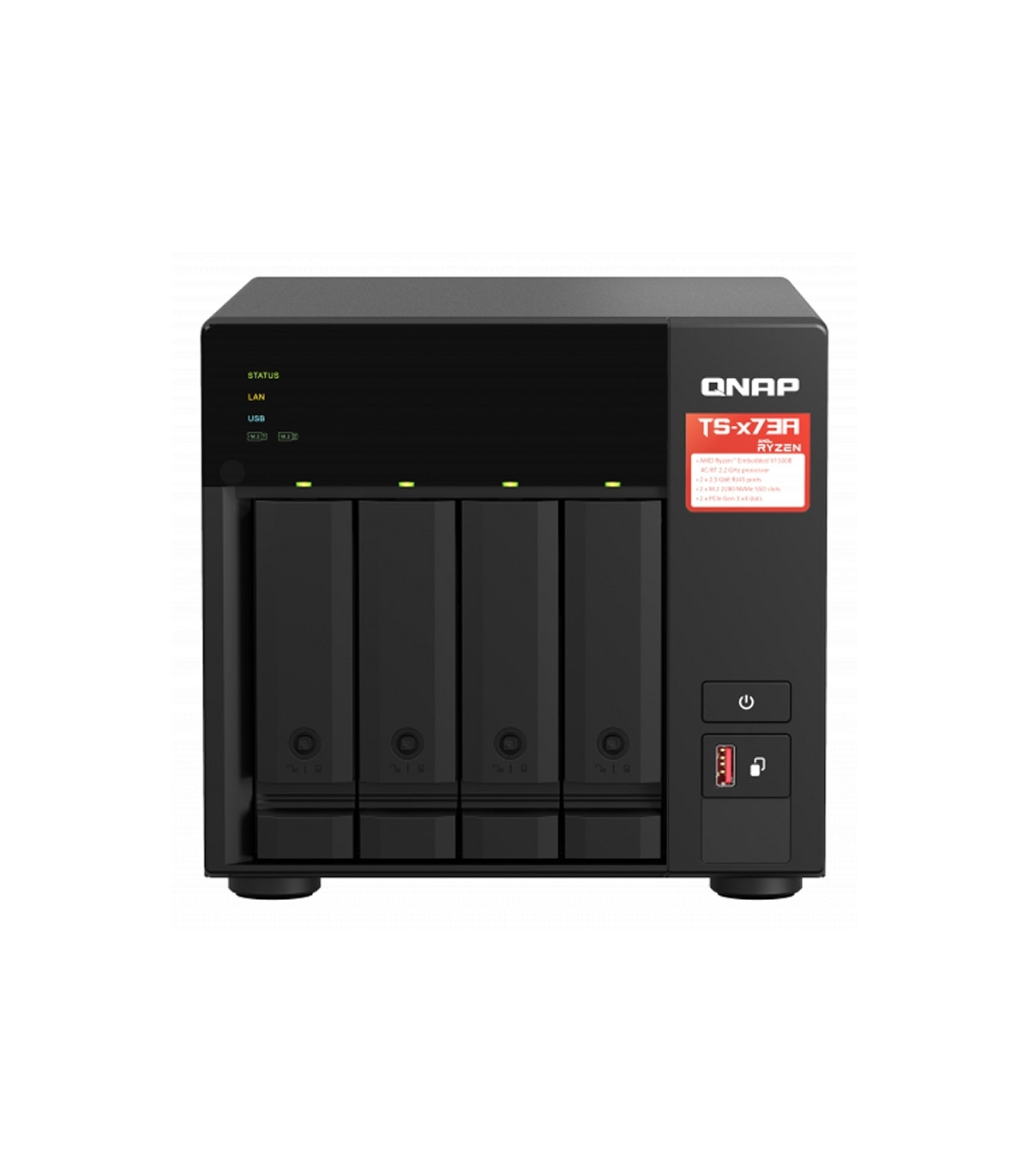 QNAP TS-473A-8G NAS 4XHDD-Bay 2x2.5GbE 4xUSB