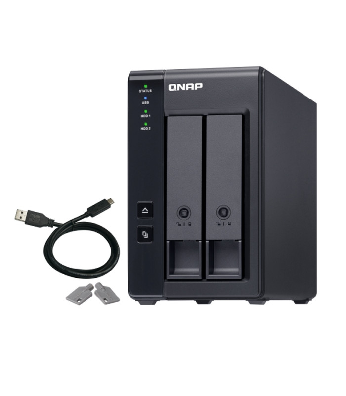 QNAP TR-002 Raid Expansion 2XHDD-Bay 1xUSB-C 3.2