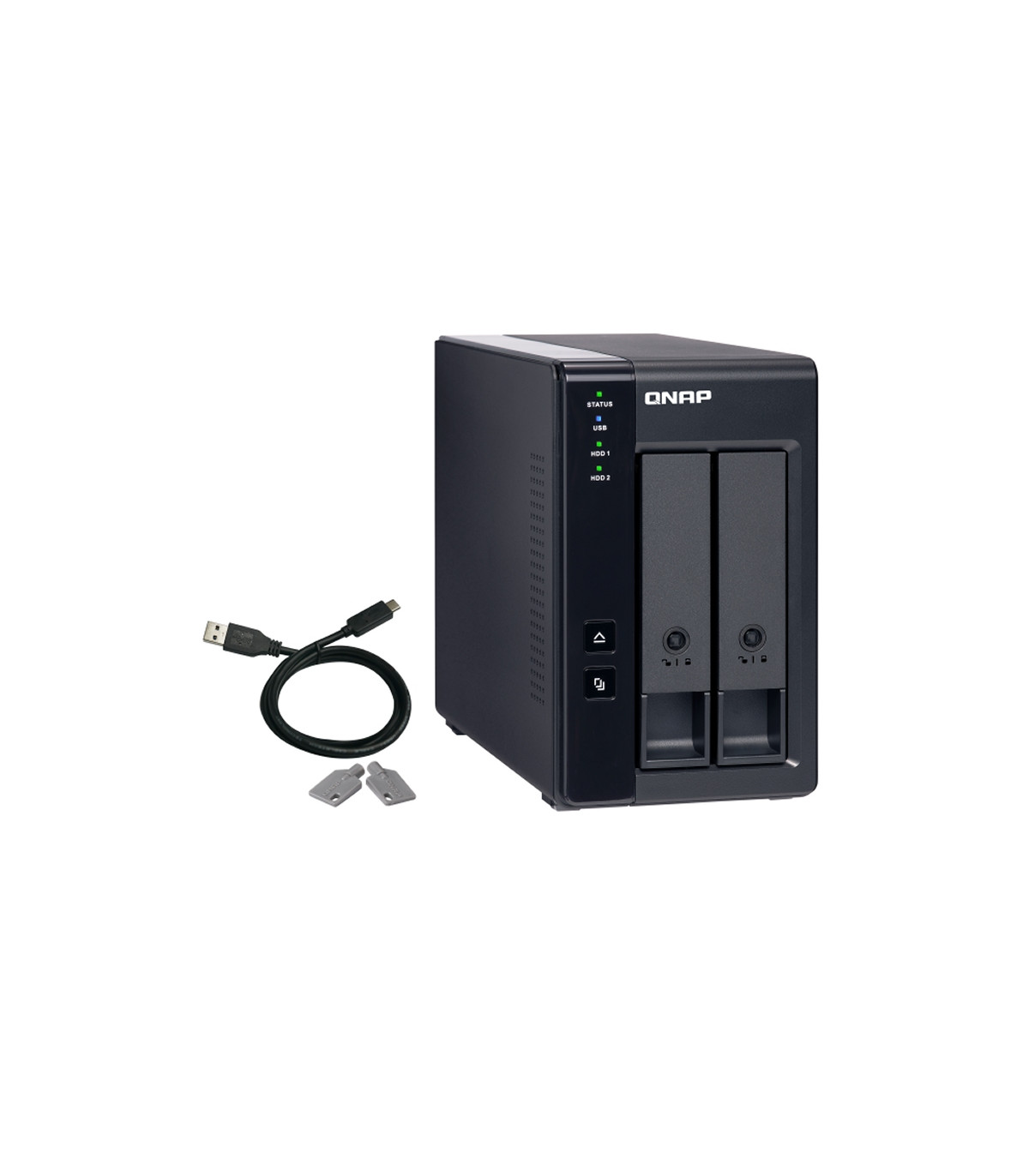 QNAP TR-002 Raid Expansion 2XHDD-Bay 1xUSB-C 3.2