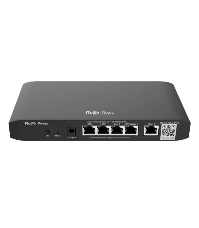 Reyee Cloud Router 5xGbE (4 POE+) 54W 2xWAN