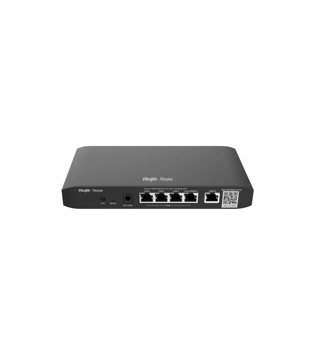 Reyee Cloud Router 5xGbE (4 POE+) 54W 2xWAN