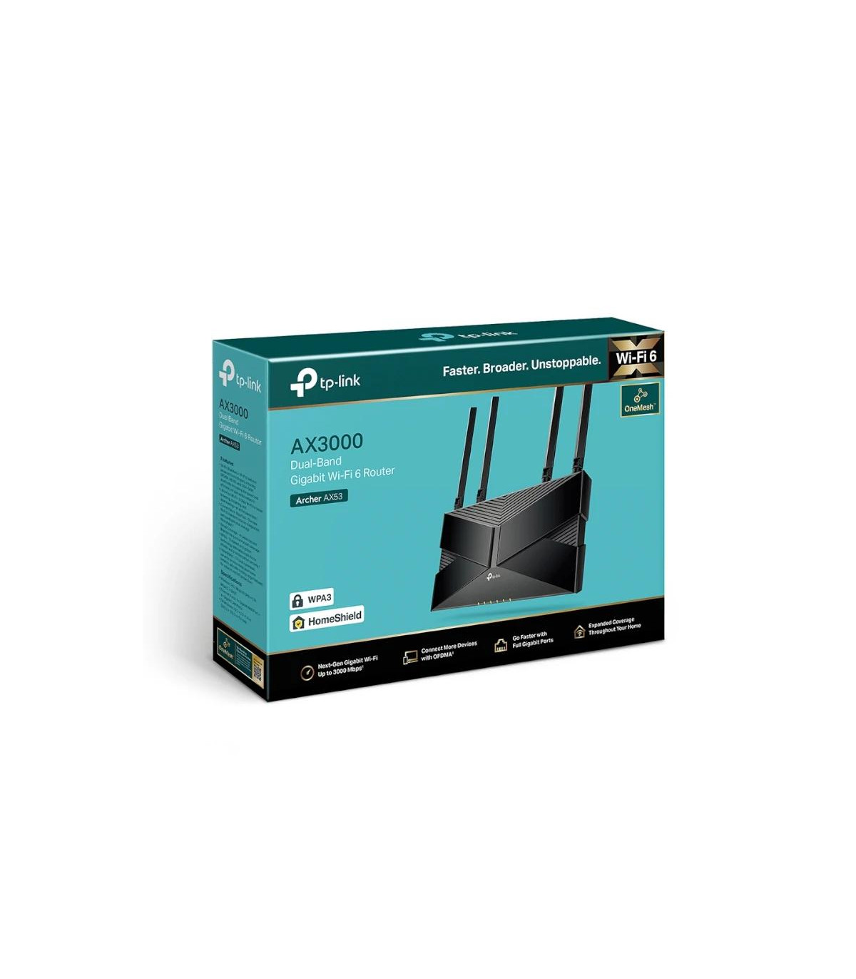 TP-Link Archer AX53 Router WiFi6 AX3000 4xLAN 1xWA