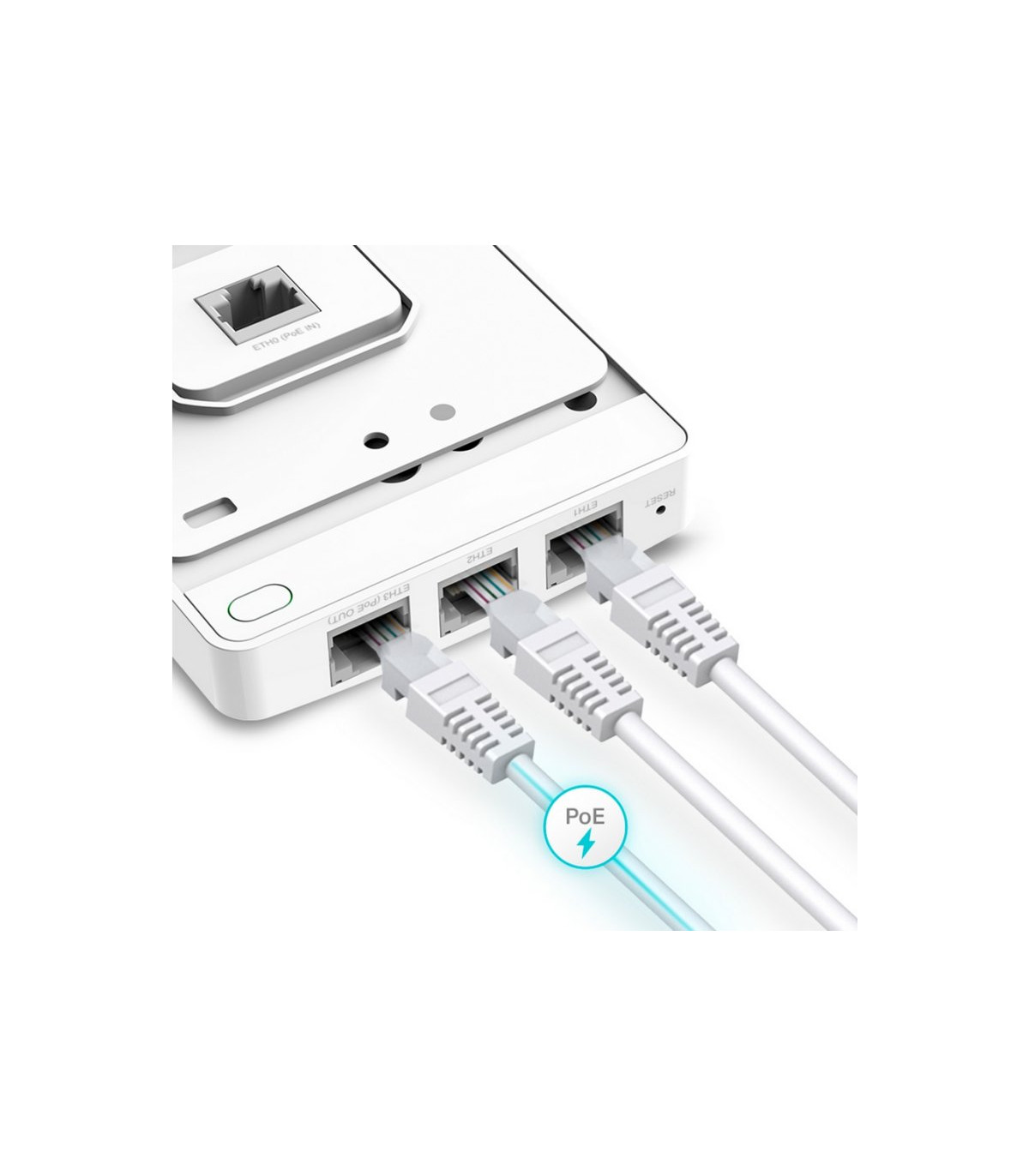 TP-Link EAP615-Wall AP WiFi6 AX1800 Dual 4xGbE