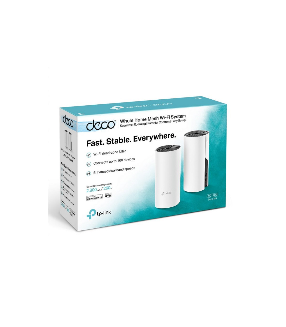 TP-Link Deco M4(2-Pack) AP AC1200 WiFi Mesh 2xGbE