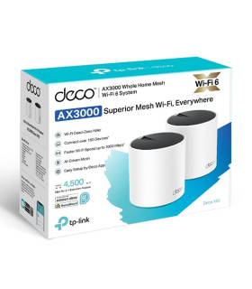 TP-Link Deco X55(2-pack) WiFi6 AX3000 Dual Mesh