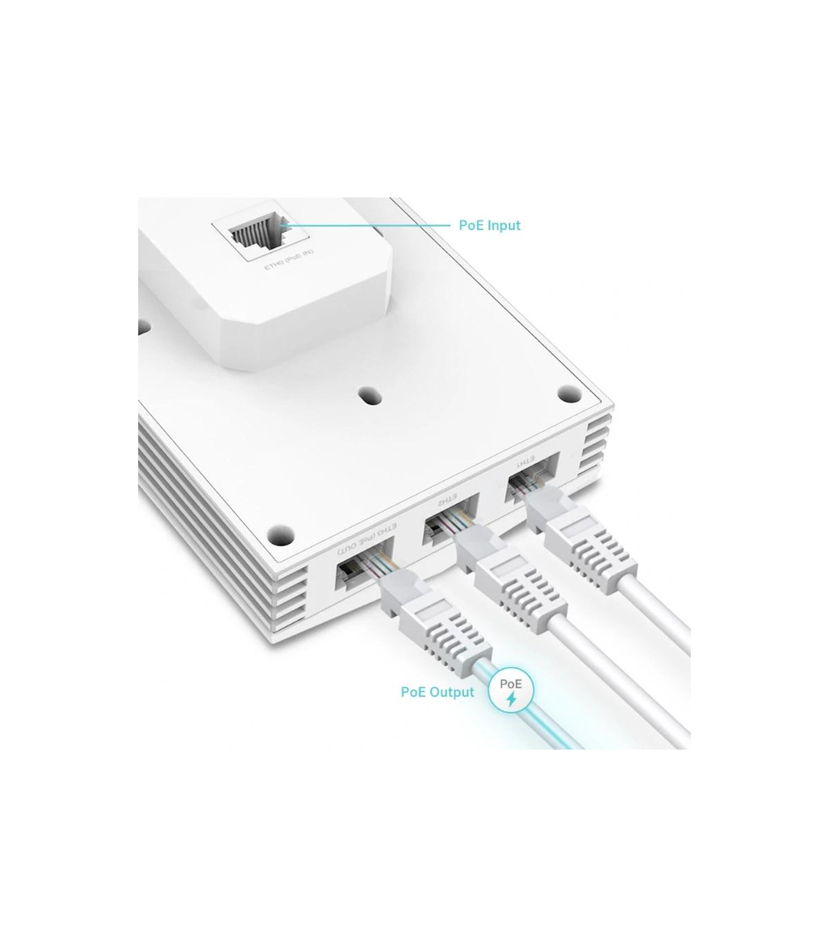 TP-Link EAP655-Wall AP WiFi6 AX3000 Dual 4xGbE