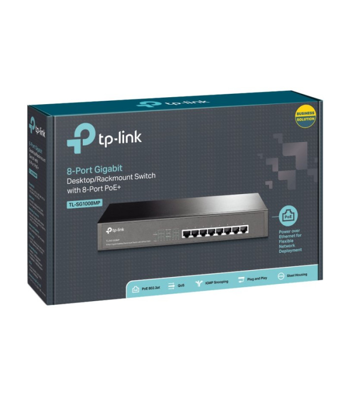 TP-LINK TL-SG1008MP Switch 8xGB PoE+
