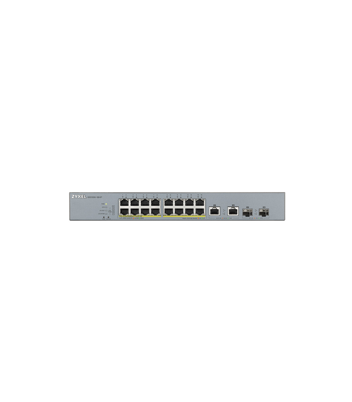 ZyXEL GS1350-18HP Switch 16xGB PoE 2xSFP 250W