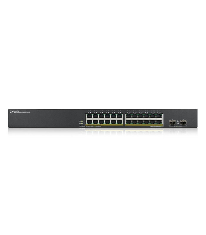 ZyXEL GS1900-24HPv2 Switch L2 24xGbE PoE Rackmount