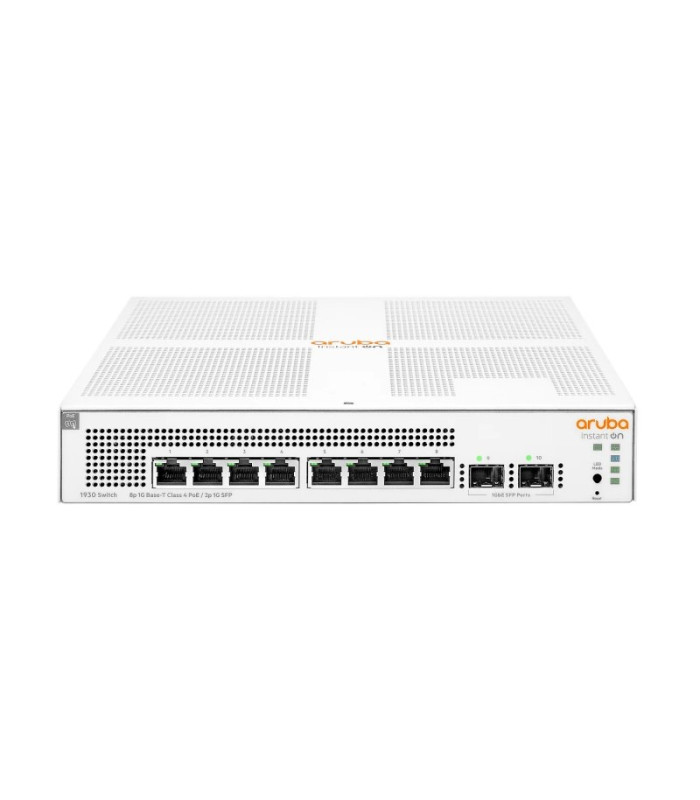 HPE NW IOn 1930 8xGbE PoE 2SFP 124W Switch