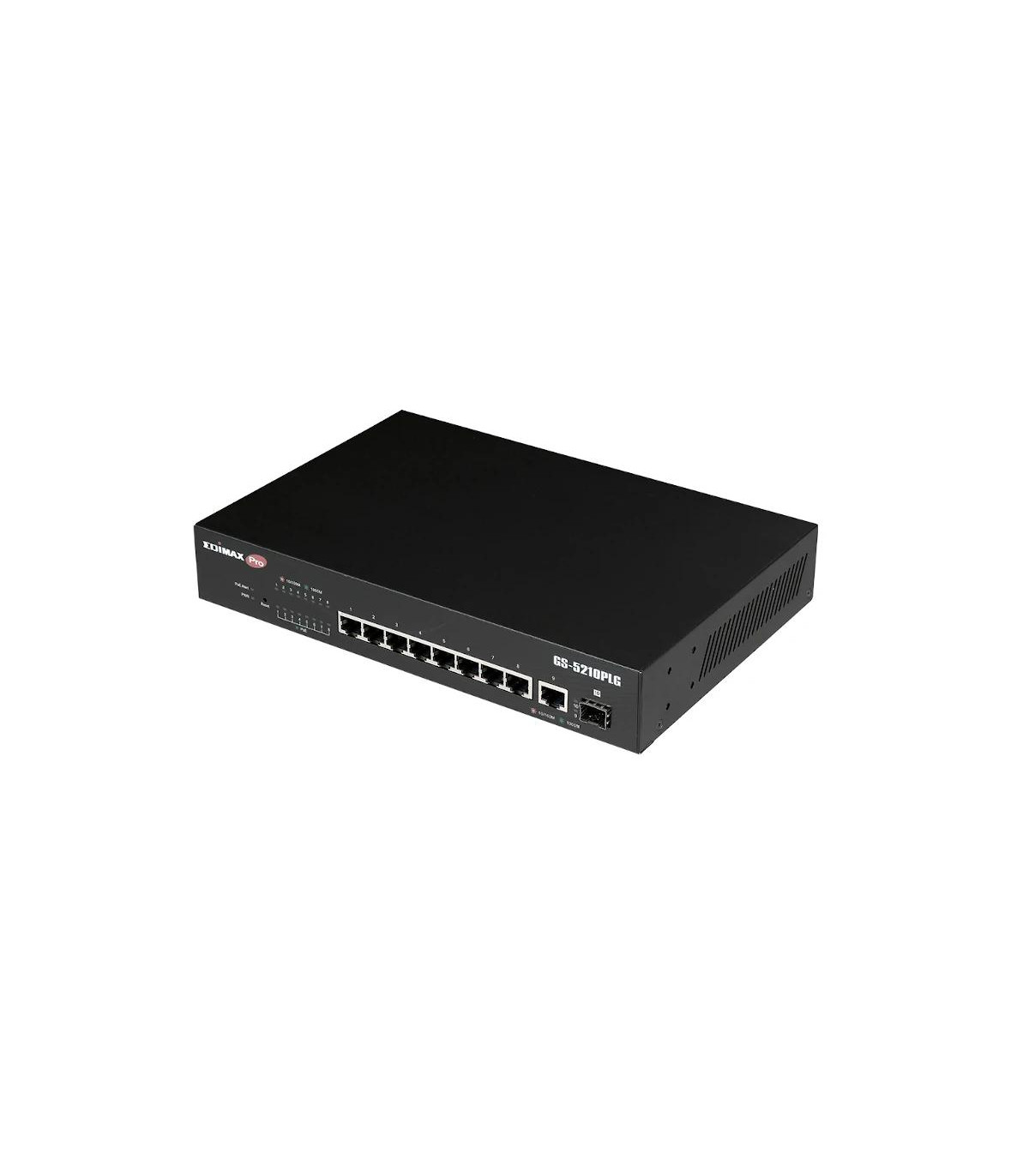 Edimax GS-5210PLG Switch 10xGbE LR PoE+ (1xSFP)