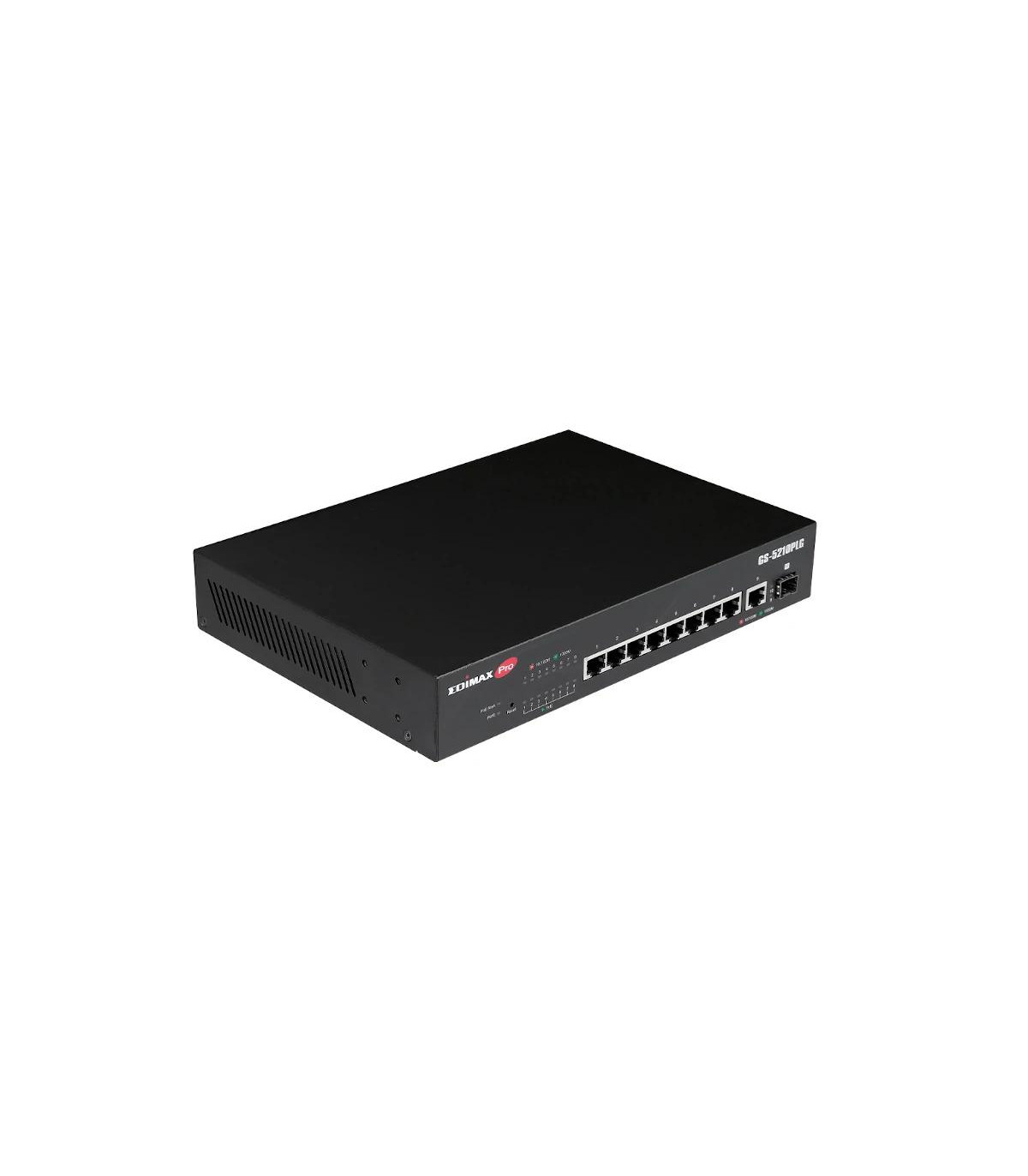 Edimax GS-5210PLG Switch 10xGbE LR PoE+ (1xSFP)