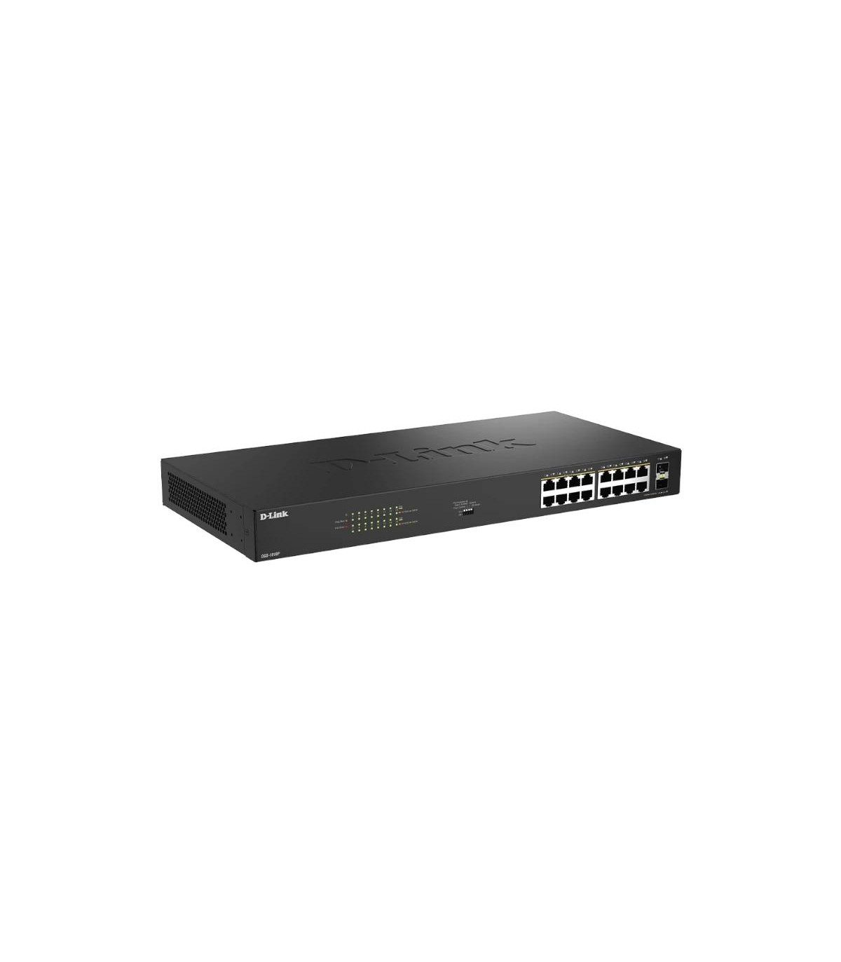 D-Link DGS-1018P/E Switch 16xGbE PoE+ 2xSFP