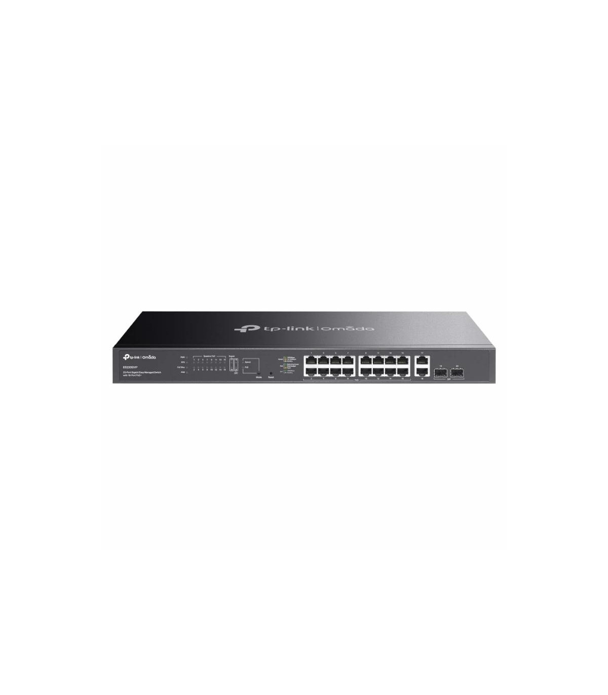 TP-Link ES220GMP Switch 16xG PoE+ 2xG 2xSFP 250W