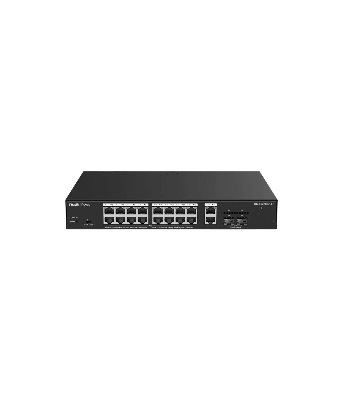 Reyee ES220GS-LP Switch 18xGbE (16 PoE) 130W 2xSFP