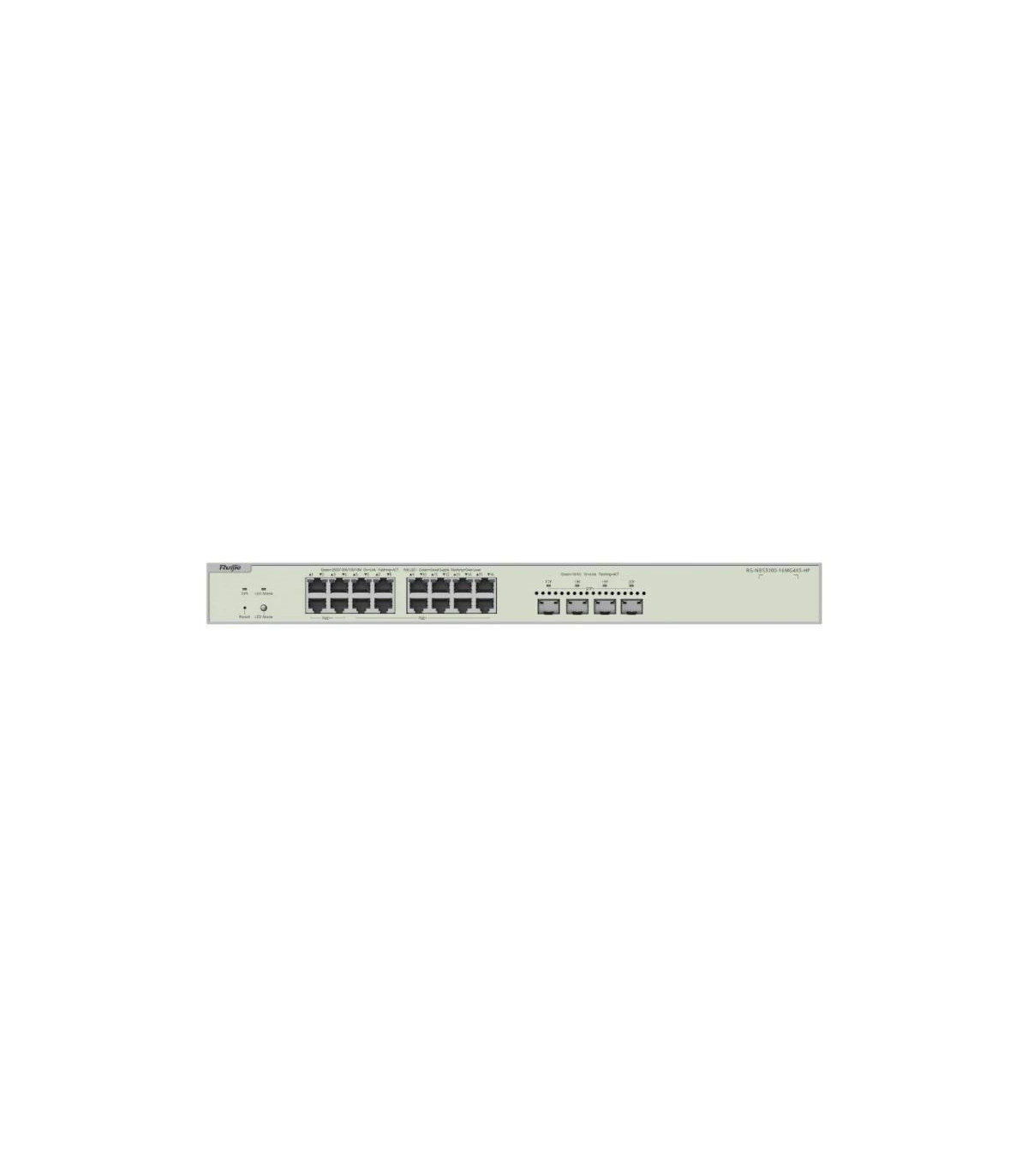 Reyee NBS3300-16MG4XS-HP L2 16xmG PoE 4xSFP+ 370W