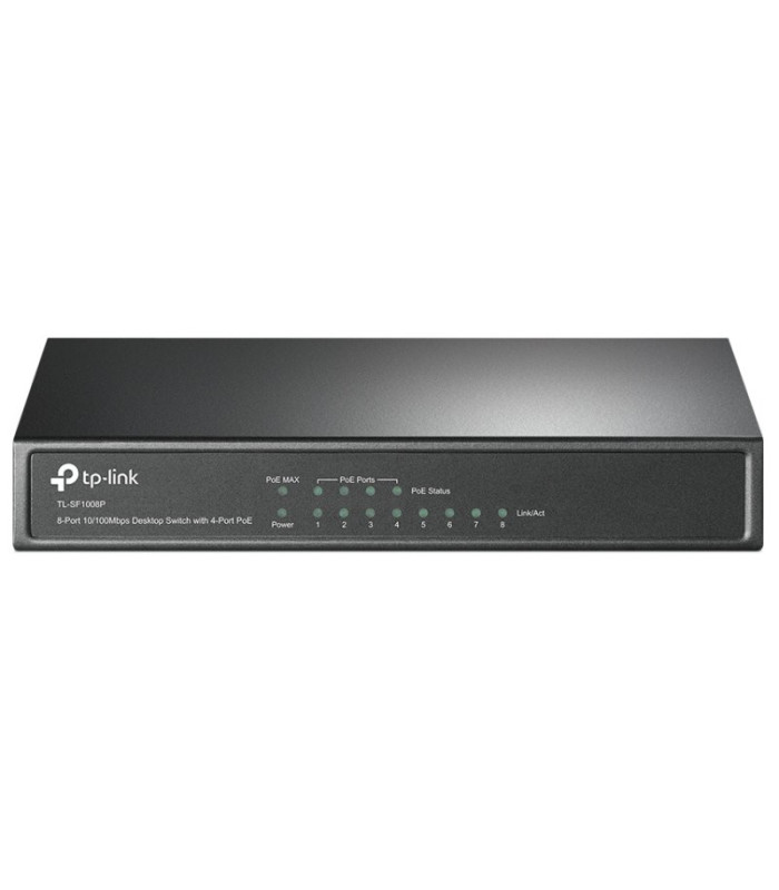 TP-LINK TL-SF1008P Switch 8x10/100Mbps 4xPoE Metal