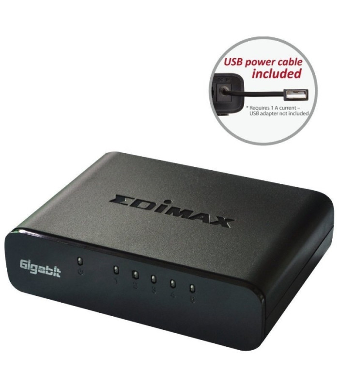 Edimax ES-5500G V3 Switch 5xGB Mini USB
