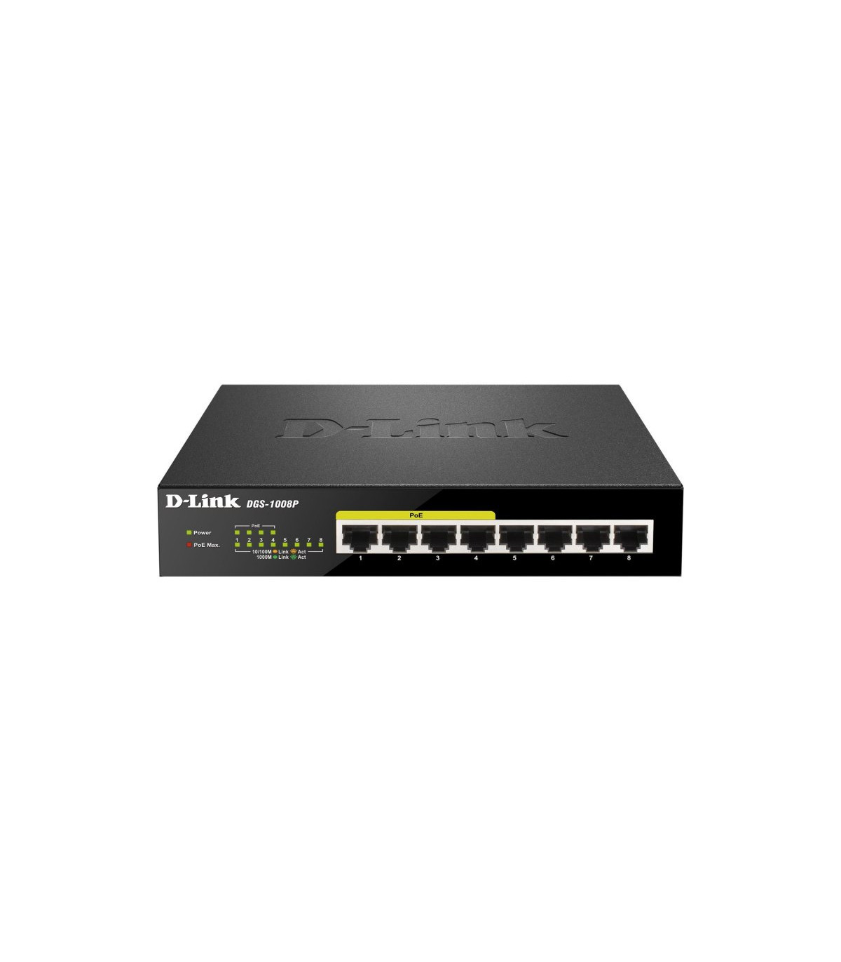 D-Link DGS-1008P Switch 8xGB 4xPoE