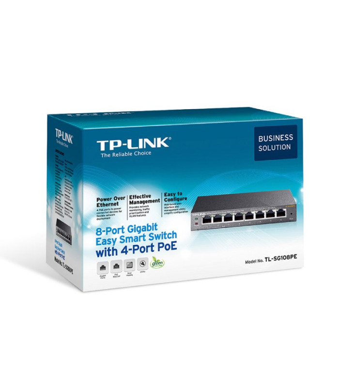 TP-LINK TL-SG108PE Switch 8xGB 4xGB PoE