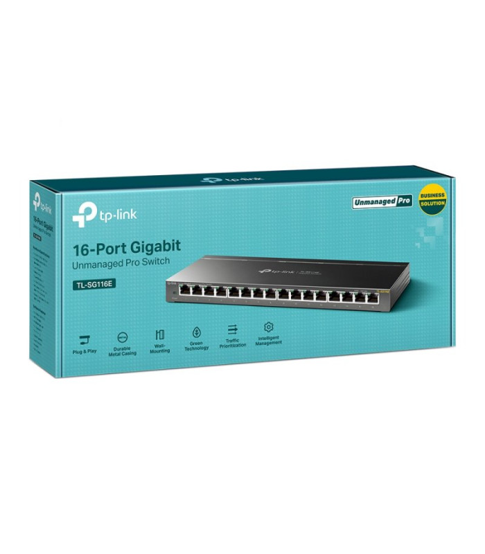 TP-LINK TL-SG116E Switch 16xGB Metal