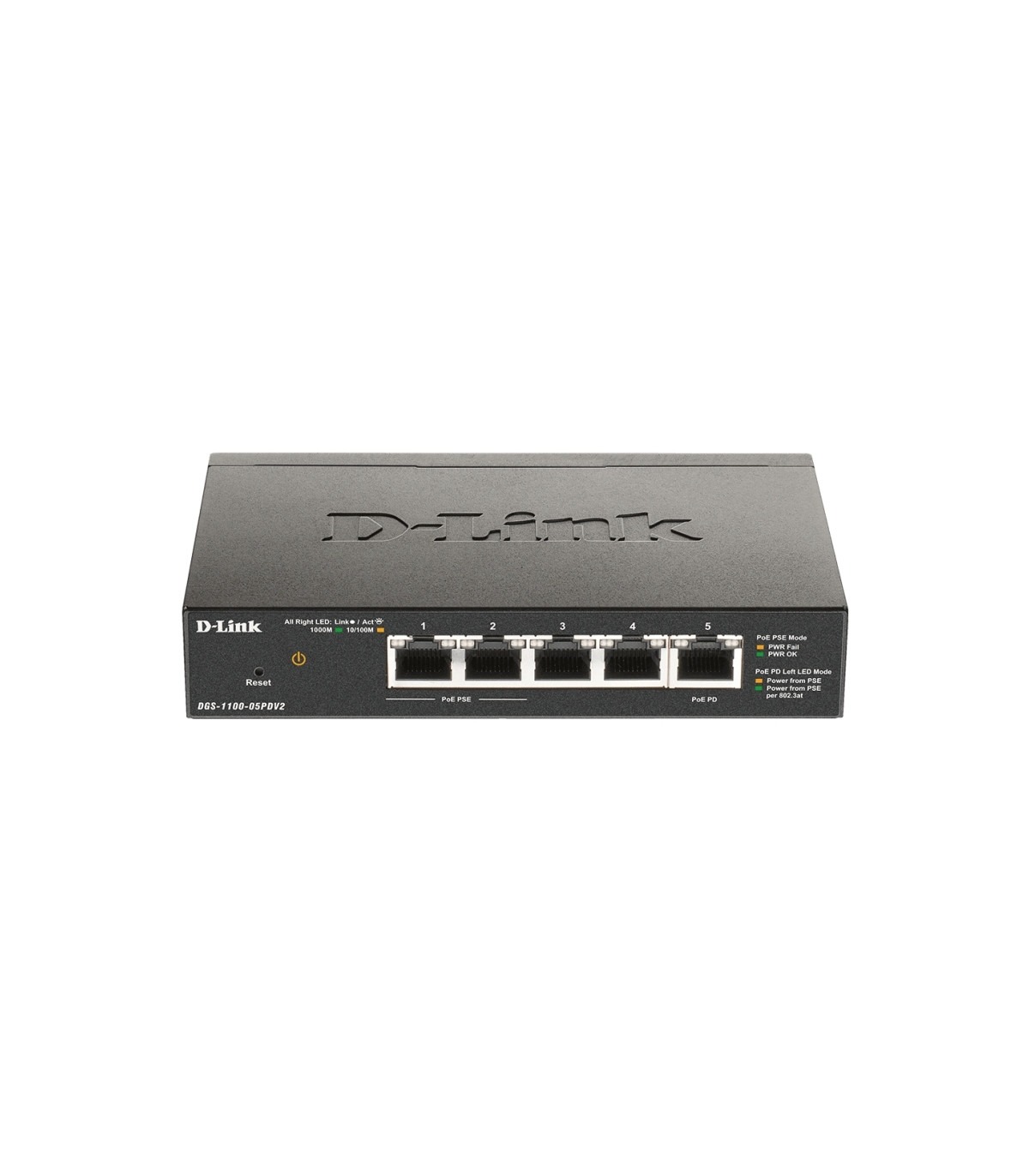 D-Link DGS-1100-05PDV2 Switch 5xGb PoE 1xPD (18W)