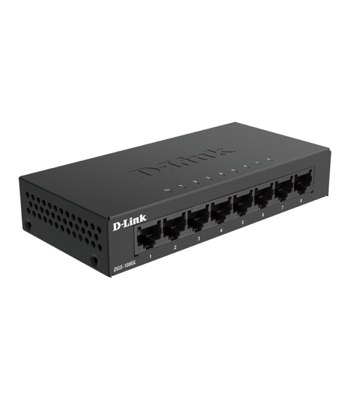 D-Link DGS-108GL Switch 8xGB Metal Plug&Play