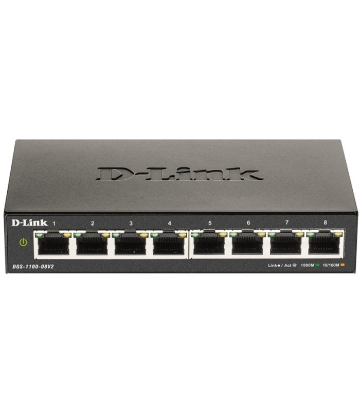 D-Link DGS-1100-08V2/E Smart Switch 8xGbE L2