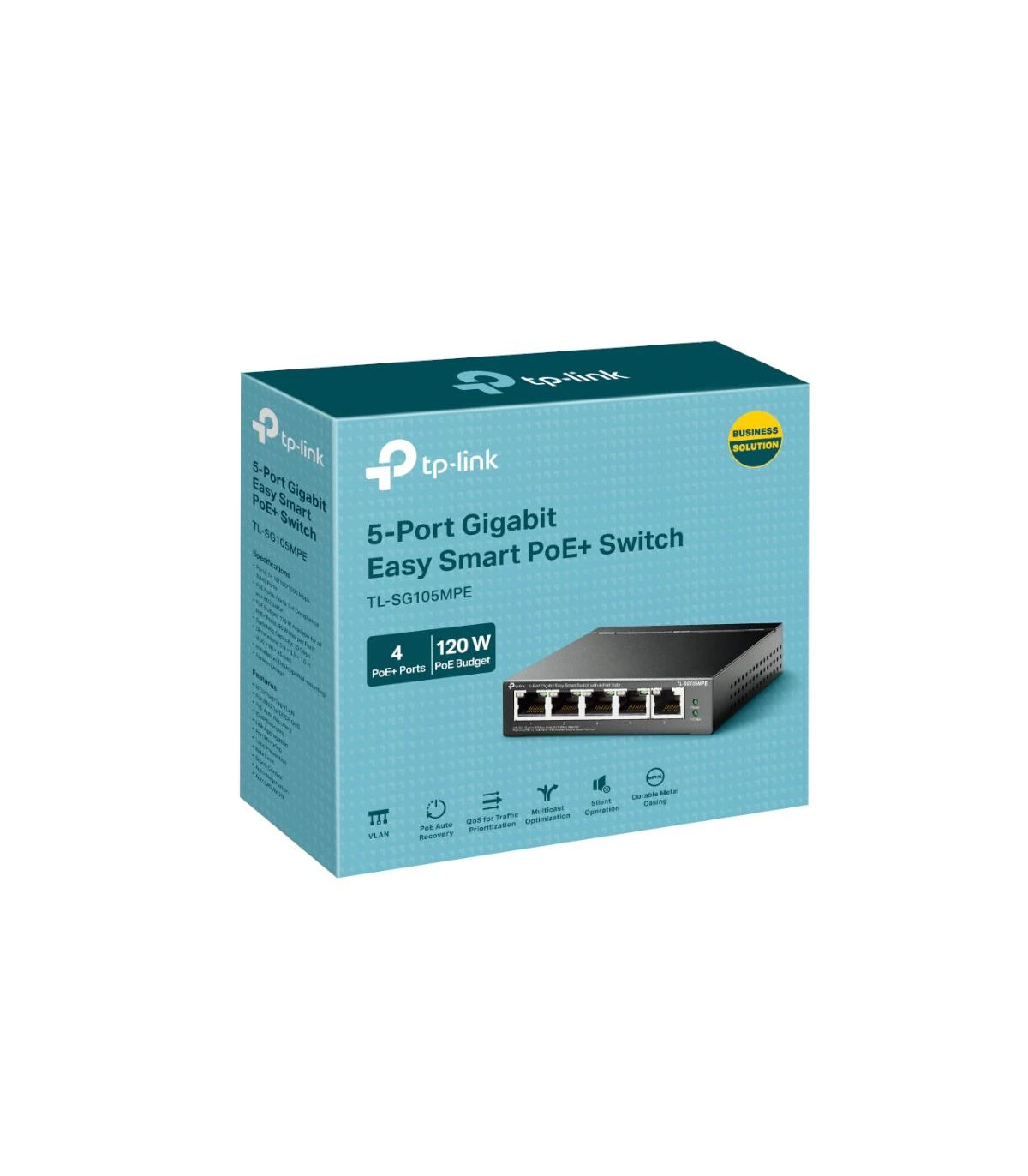 TP-Link TL-SG105MPE Switch 5xGbE (4PoE+) Metal