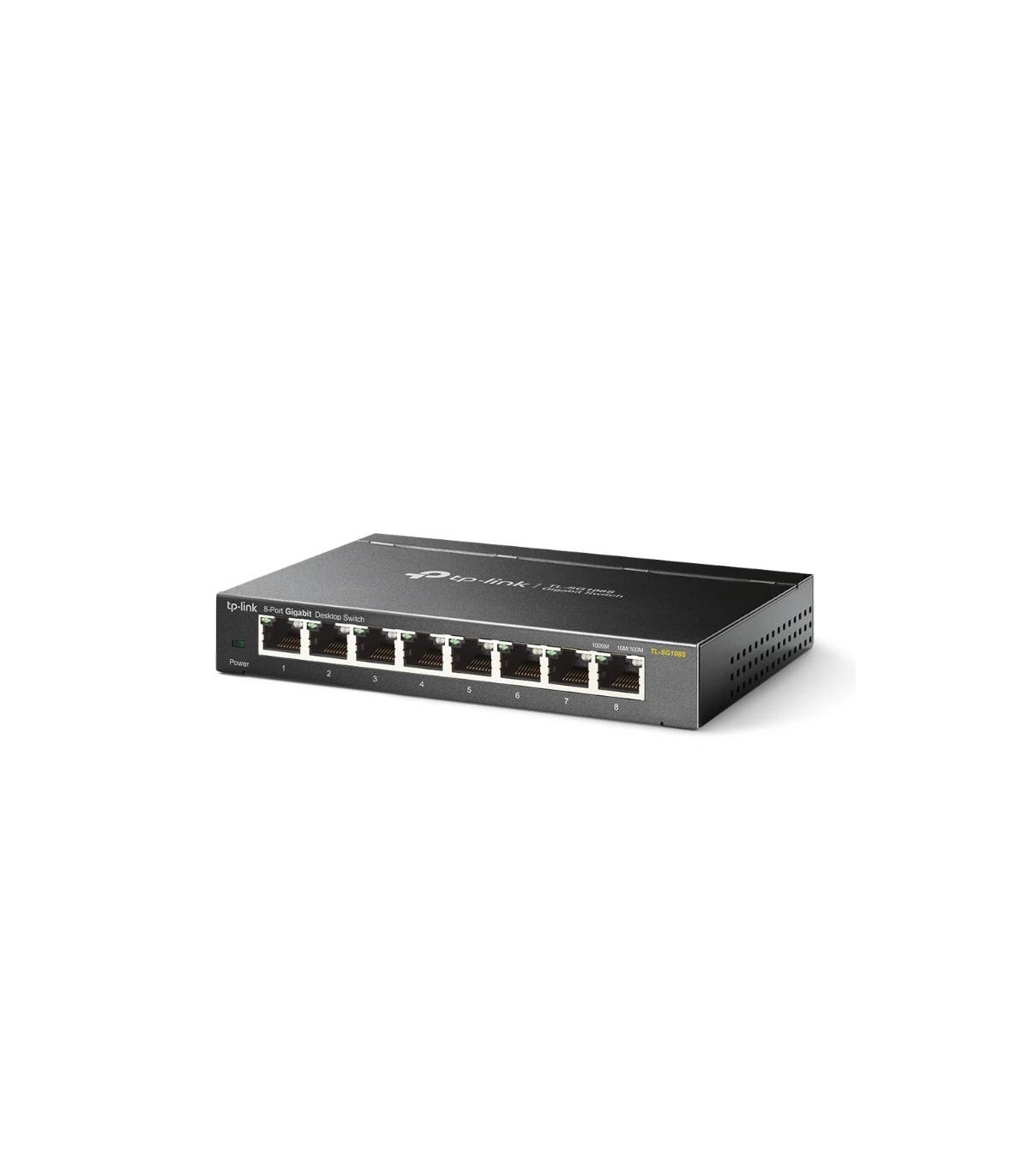 TP-Link TL-SG108S Switch 8xGB RJ45 Metal
