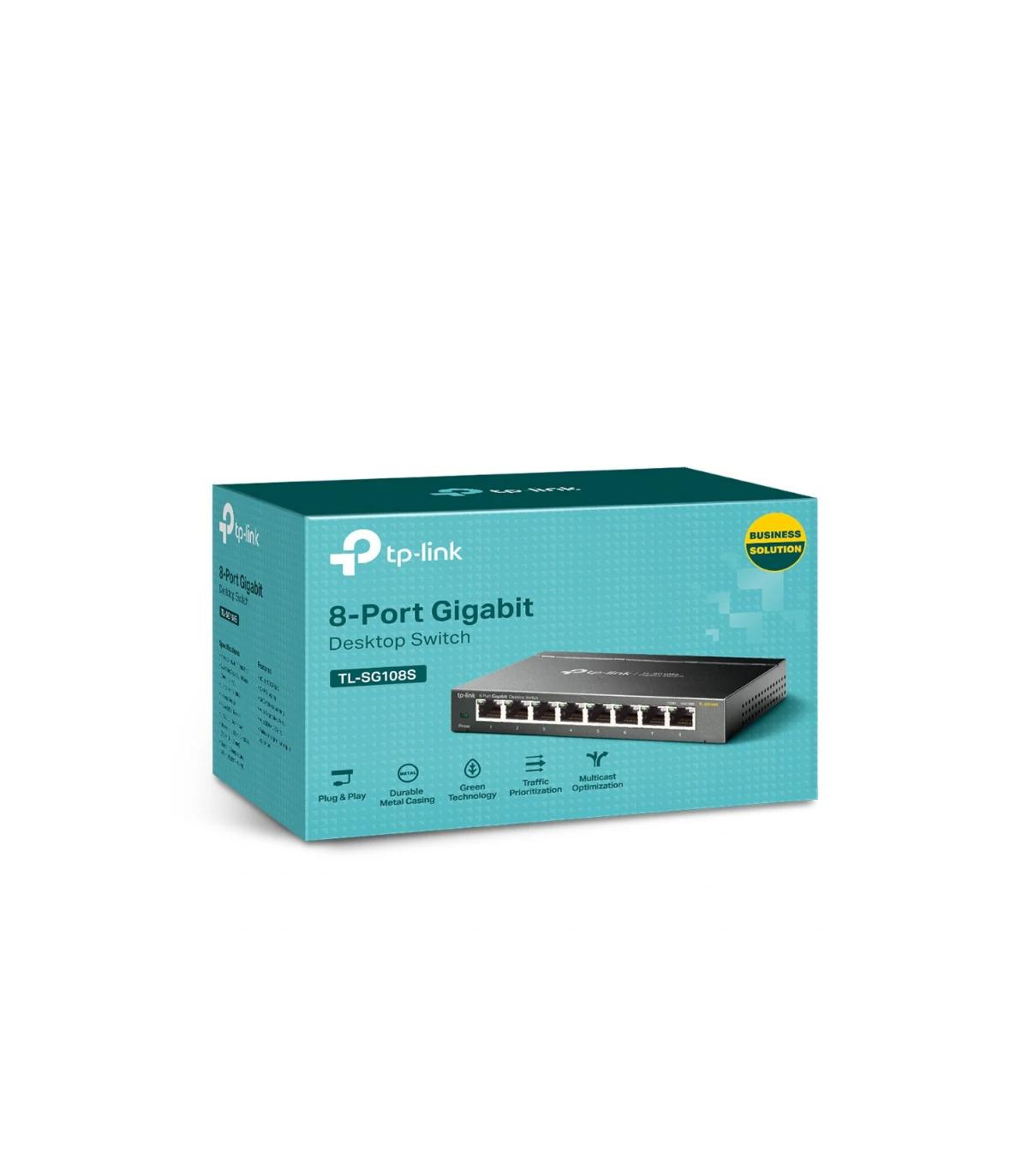 TP-Link TL-SG108S Switch 8xGB RJ45 Metal