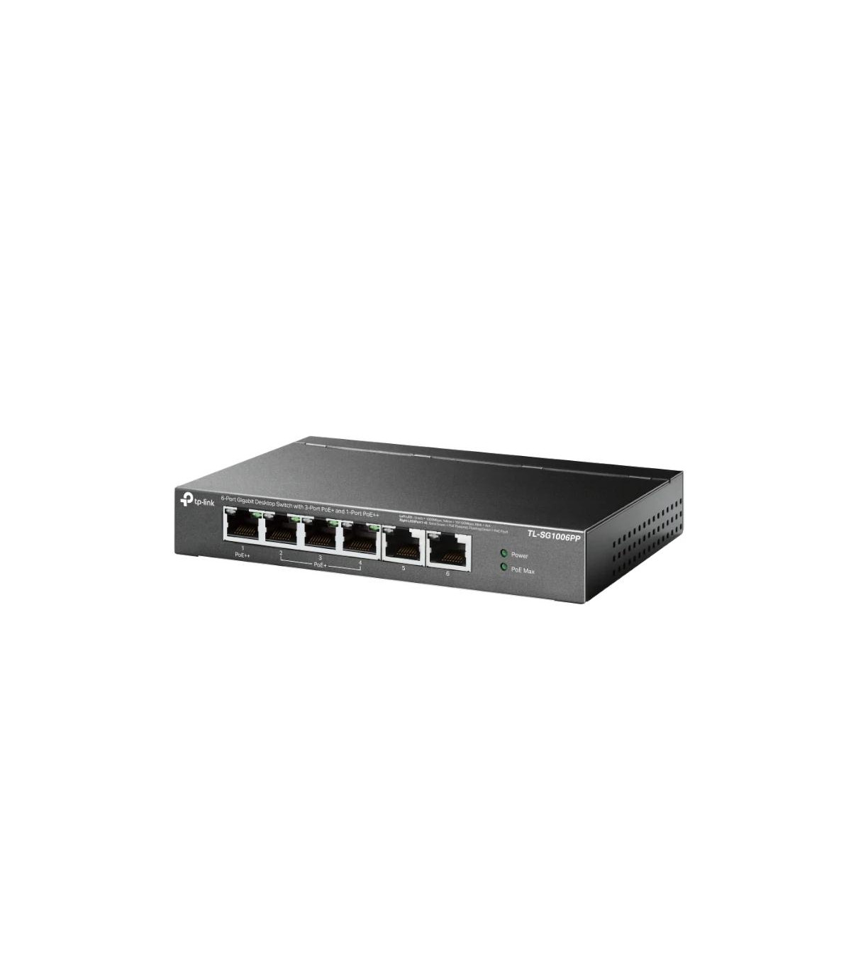 TP-Link TL-SG1006PP Switch 6xGB (3xPoE+ 1xPoE++)