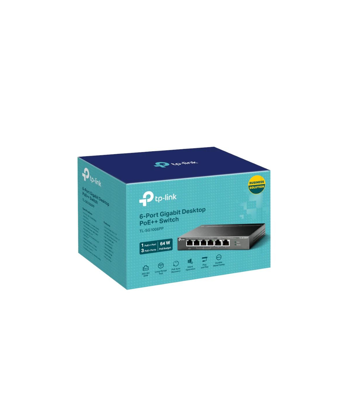 TP-Link TL-SG1006PP Switch 6xGB (3xPoE+ 1xPoE++)