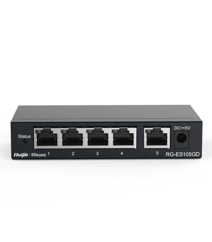 Reyee Unmanaged Switch 5xGb RJ45 Steel Case