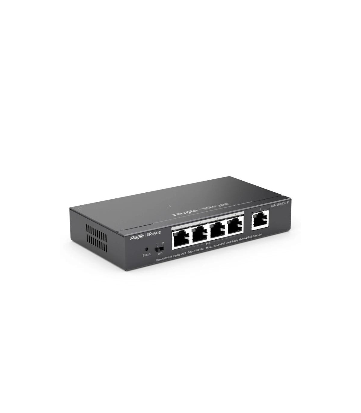Reyee Switch 5xGb RJ45 (4 PoE/POE+) 54W Steel