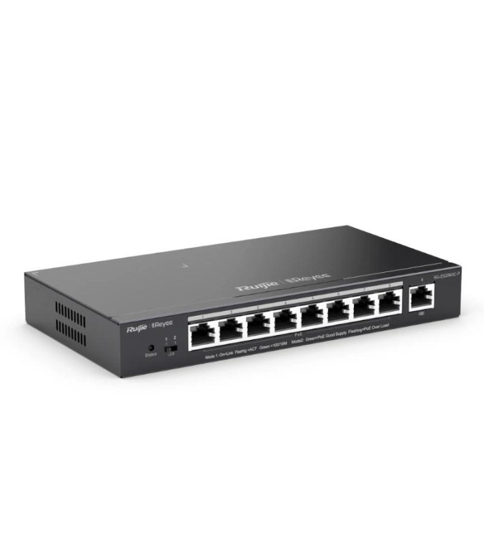 Reyee ES209GC-P Switch 9xGbE (8 PoE/POE+) 120W