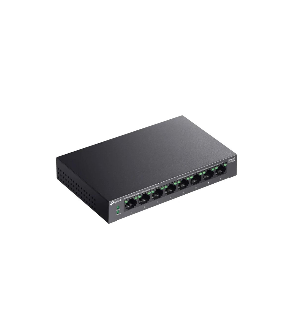 TP-Link LS108GP Switch 8xGb PoE+ 62W Desktop