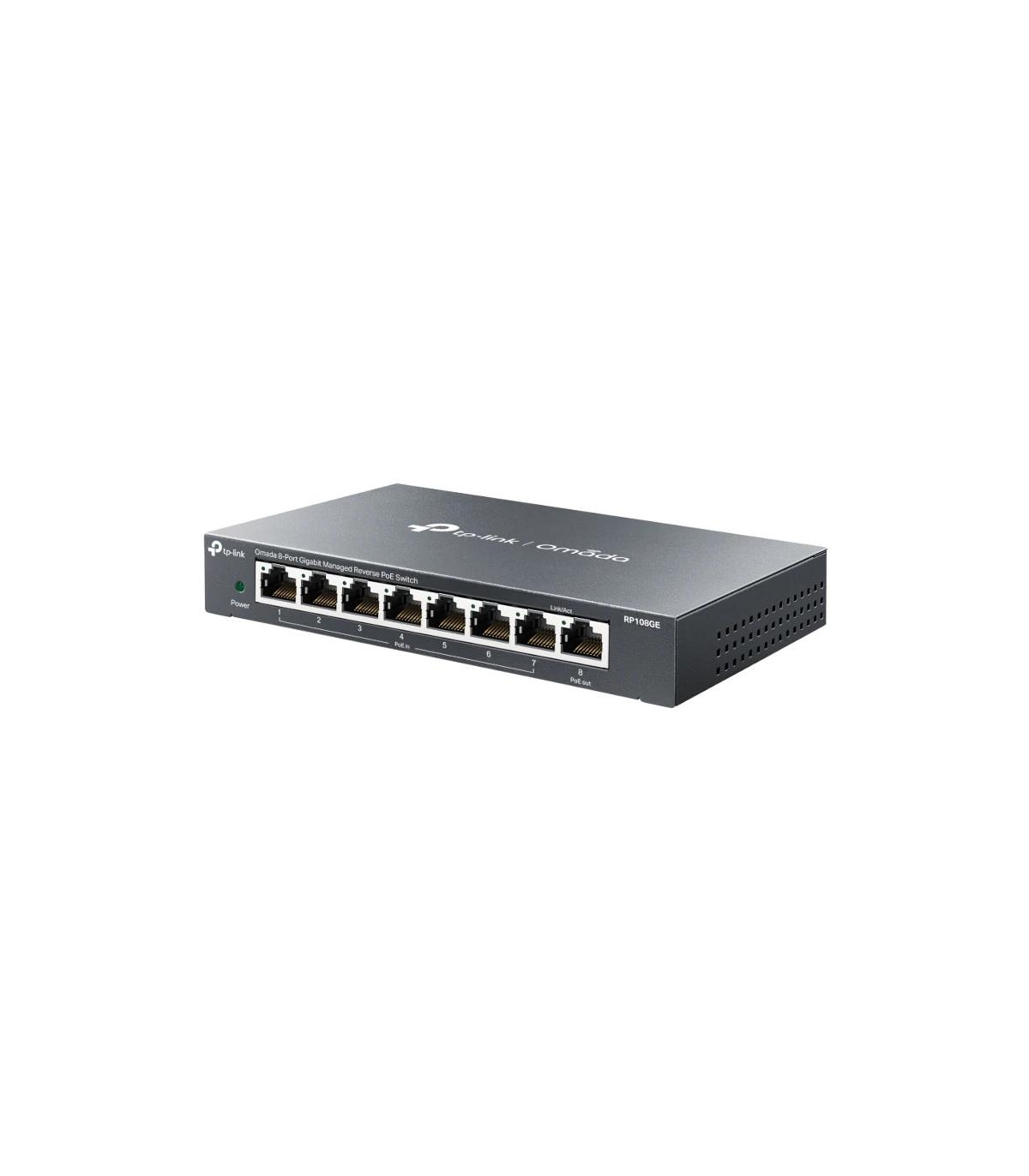 TP-Link RP108GE Switch 7xGb PoE In 1xGb PoE Out