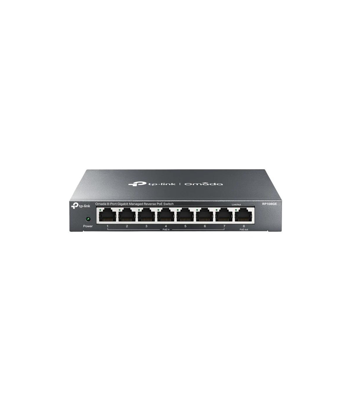 TP-Link RP108GE Switch 7xGb PoE In 1xGb PoE Out