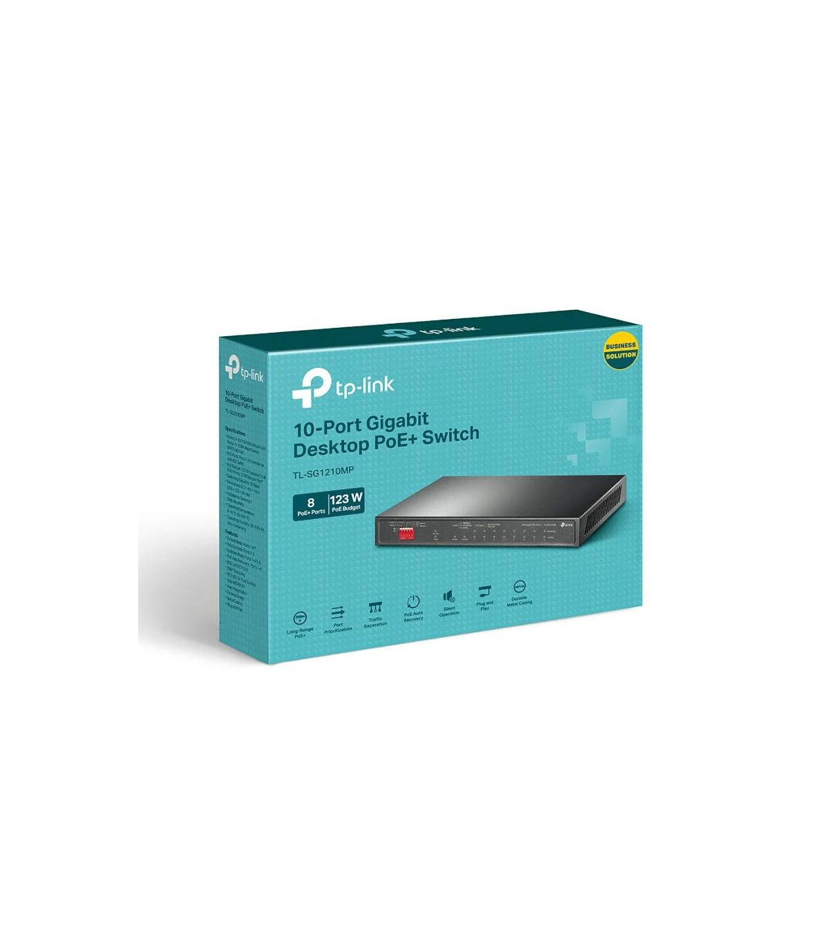 TP-Link TL-SG1210MP Switch 8xGb PoE+ 2xGb 1xSFP