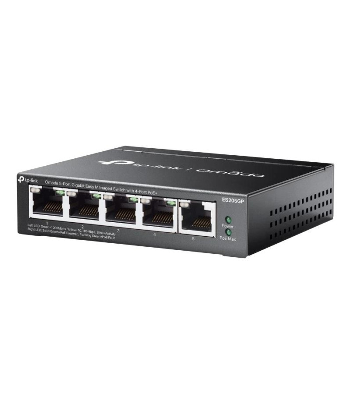 TP-Link ES205GP Switch 4xGb PoE+ 1xGb 65W Desktop