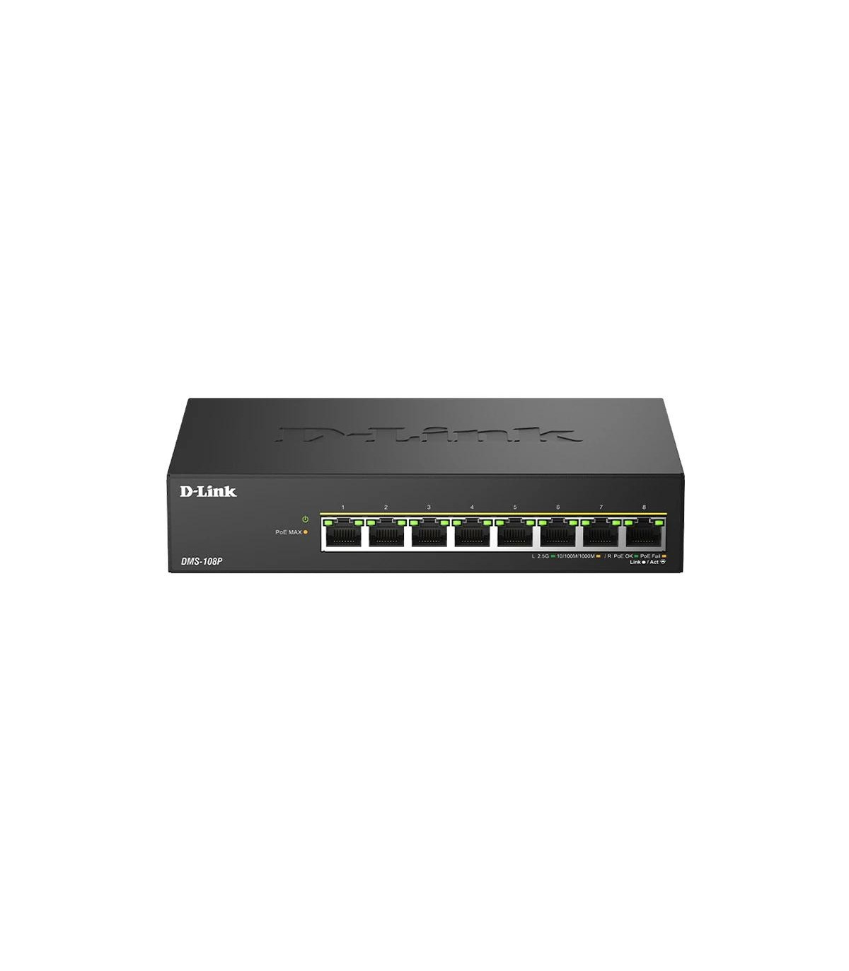 D-Link DMS-108P/E Switch 8x2.5mG PoE 230W