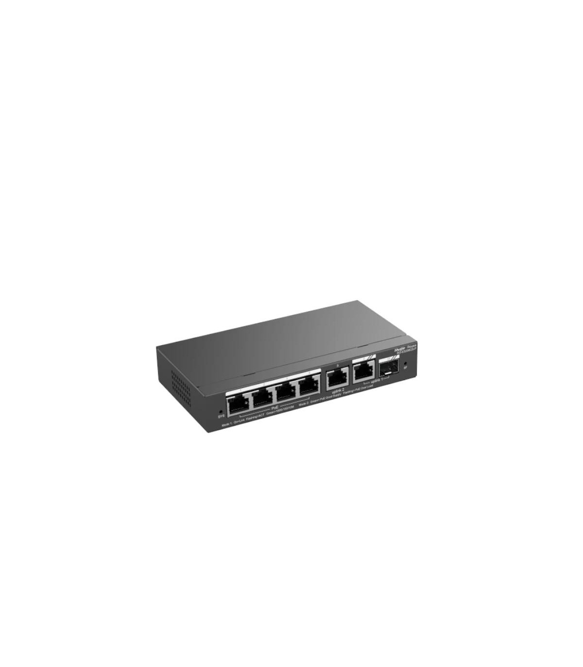 Reyee ES206GS-P Switch 4xPoE 2xGbE 1xSFP(C) 54W