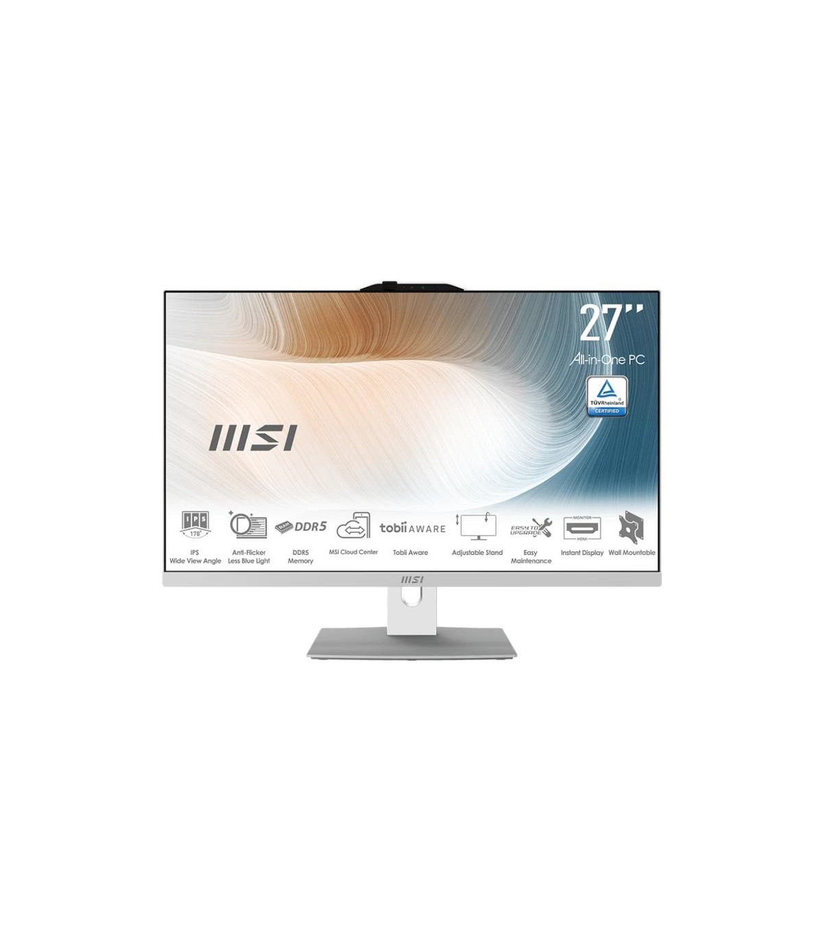 MSI AM272P-1053ES i7-150U 16GB 512 DOS 27" Blanco