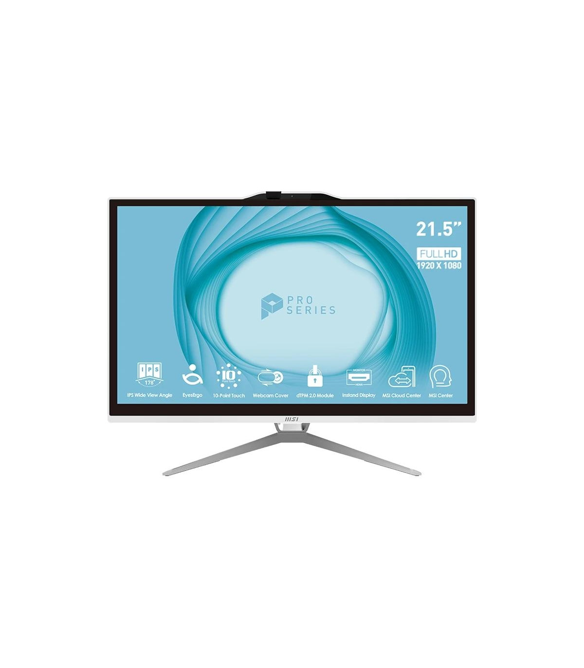 MSI Pro AP222T-435EU G7400 4GB 128 W11P 22" tac.B