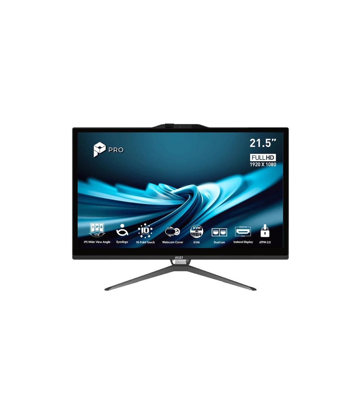 MSI Pro AP222T-434EU G7400 4GB 128 W11P 22" tac.N