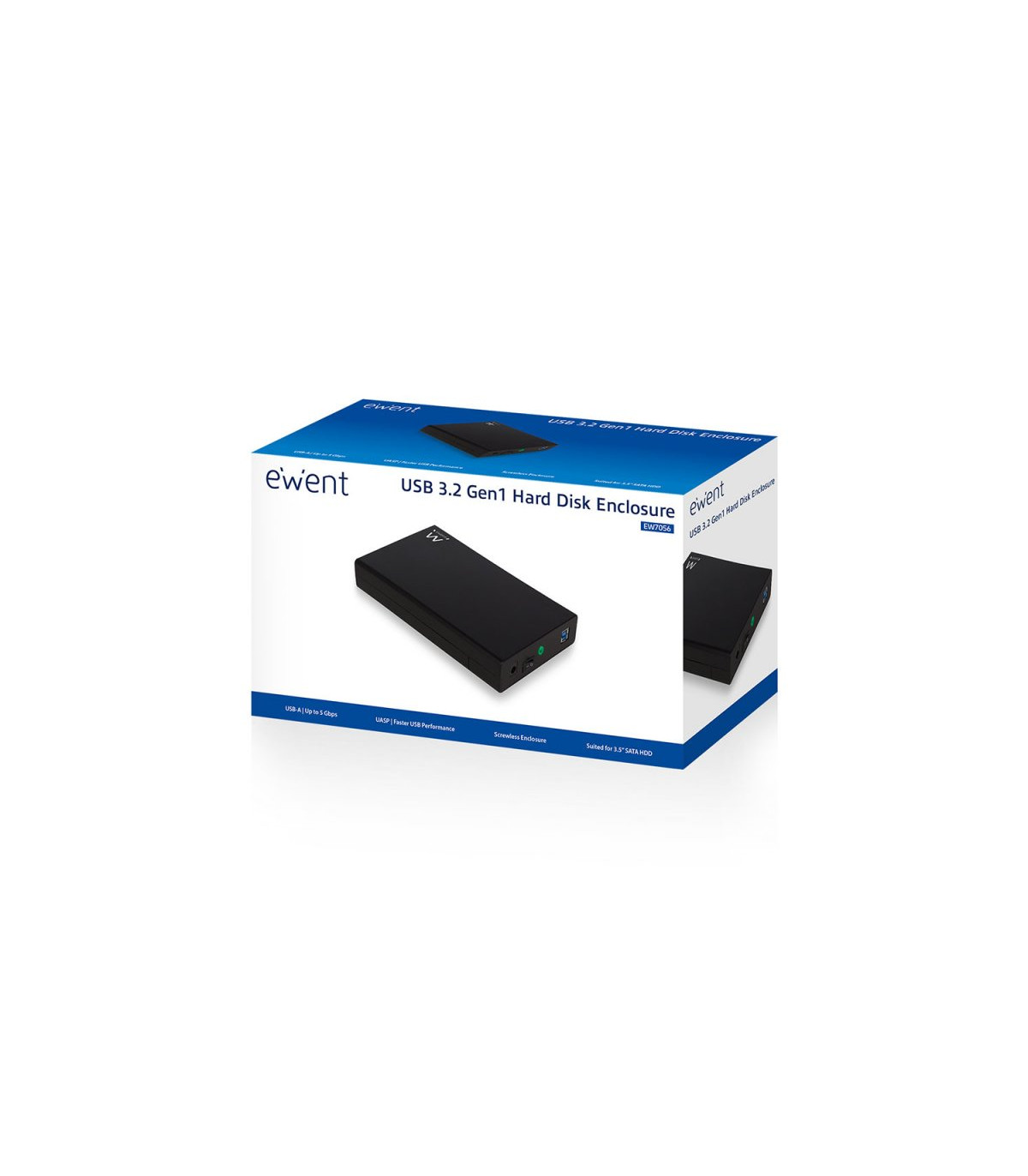 Ewent EW7056 Caja externa 3.5" SATA a USB 3.0