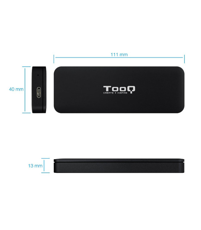 Tooq Caja Externa para SSD M.2 NVMe PCIe