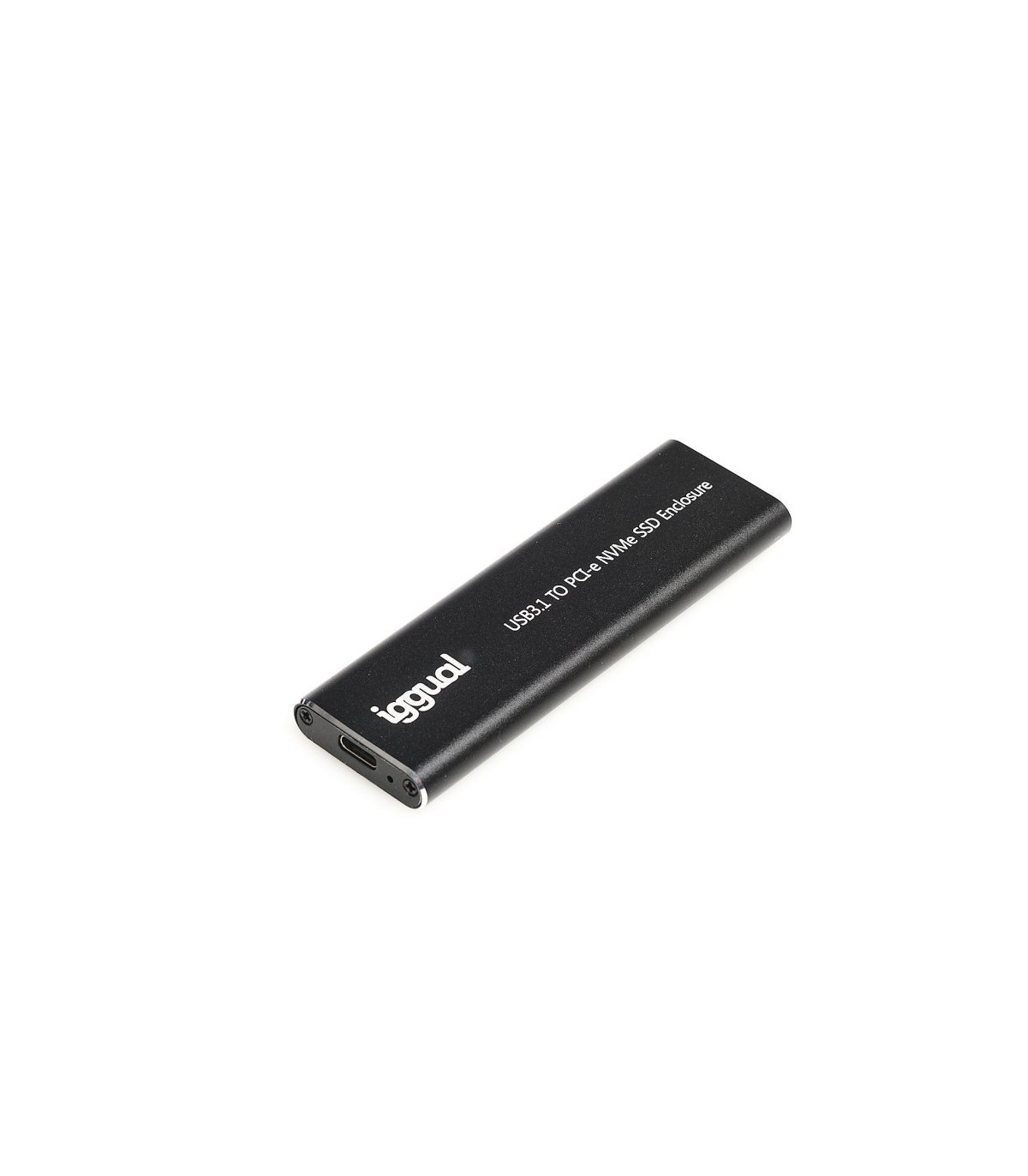 iggual Caja externa USB-C 3.1 SSD M.2 NVMe y SATA