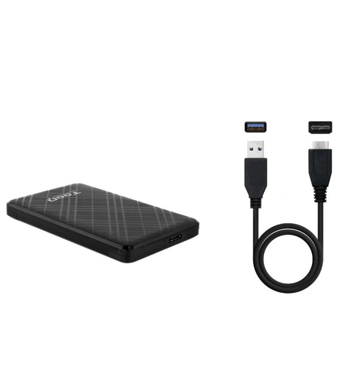Tooq Caja externa 2,5" SATA USB3.1 Gen1 Negra